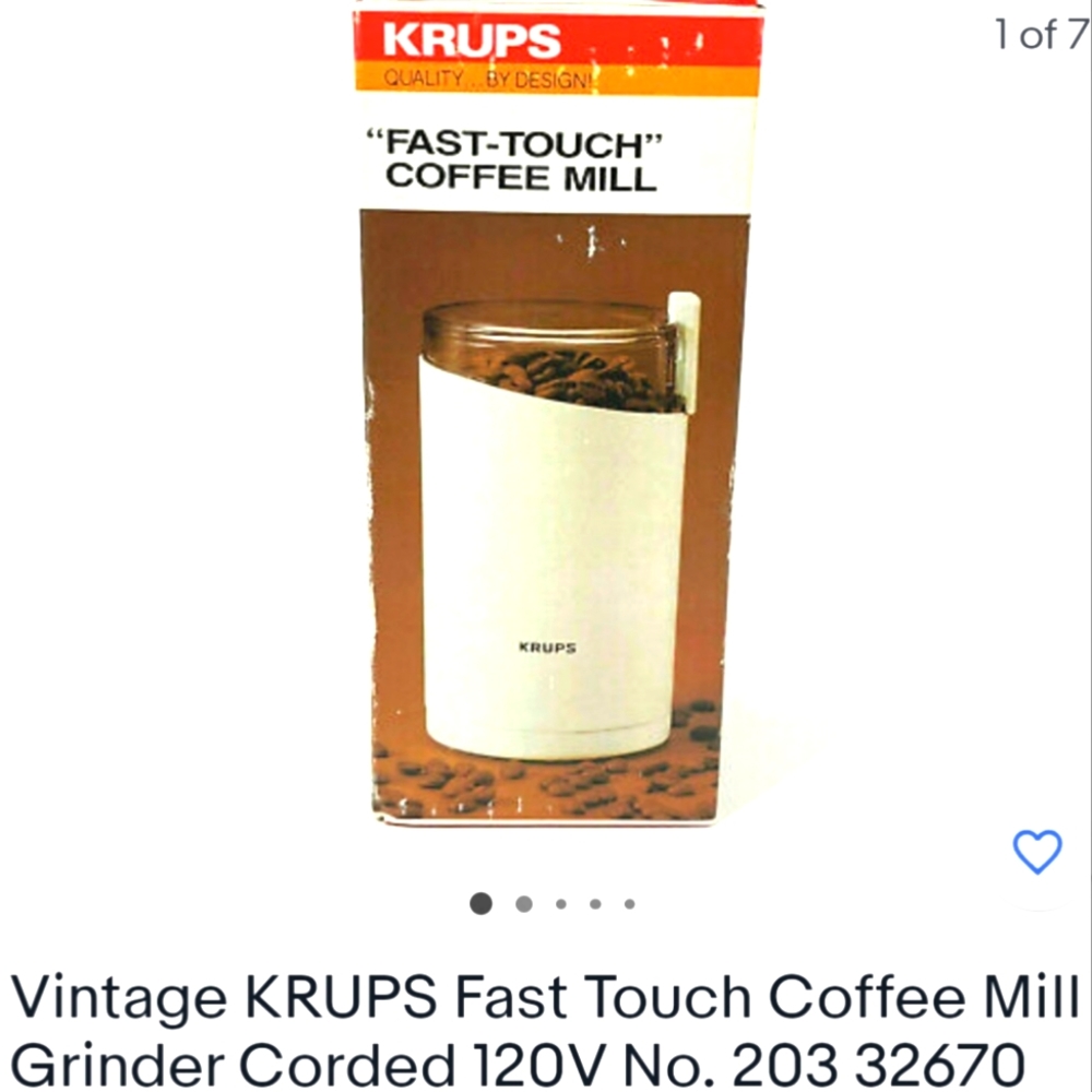 NEVER USED TRUPS 'Fast Touch' Coffee Mill... ITS IN THE BOX, PERFECT. NWOT